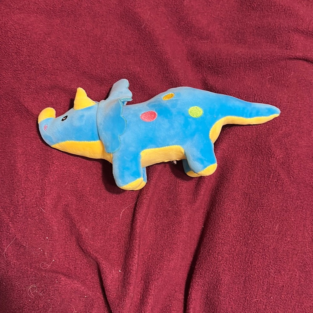 Small squishy dinosaur plushie triceratops stuffed animal